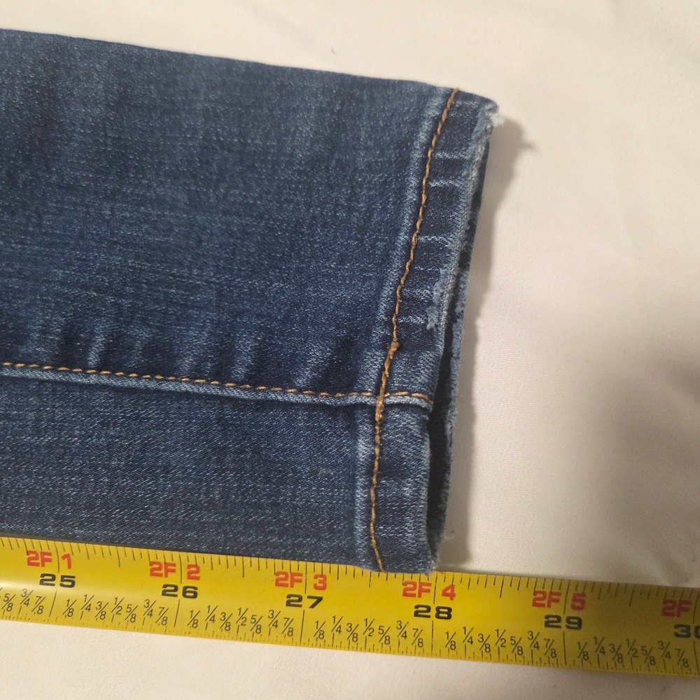 American Eagle Super Stretch Distressed Jegging Jeans Medium Wash Size 2 Regular - Picture 8 of 8